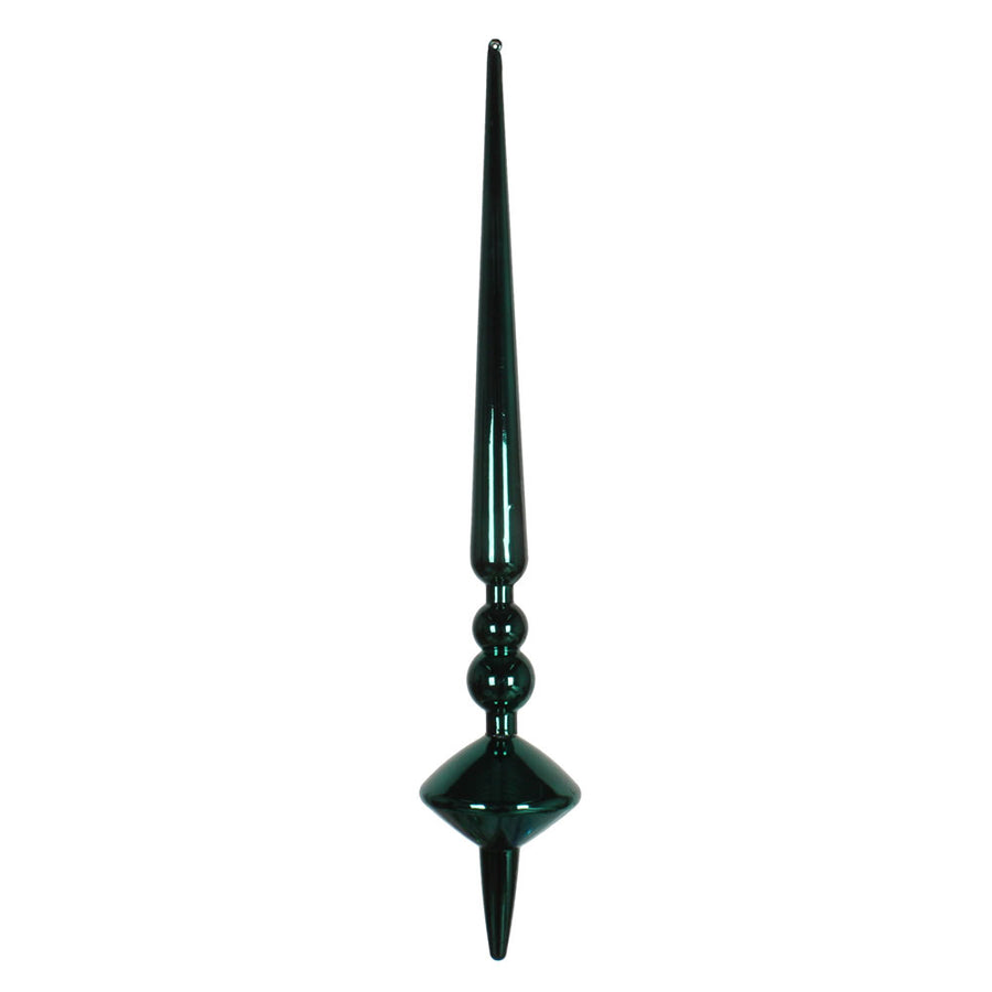18" Sea Blue Shiny Cupola Finial