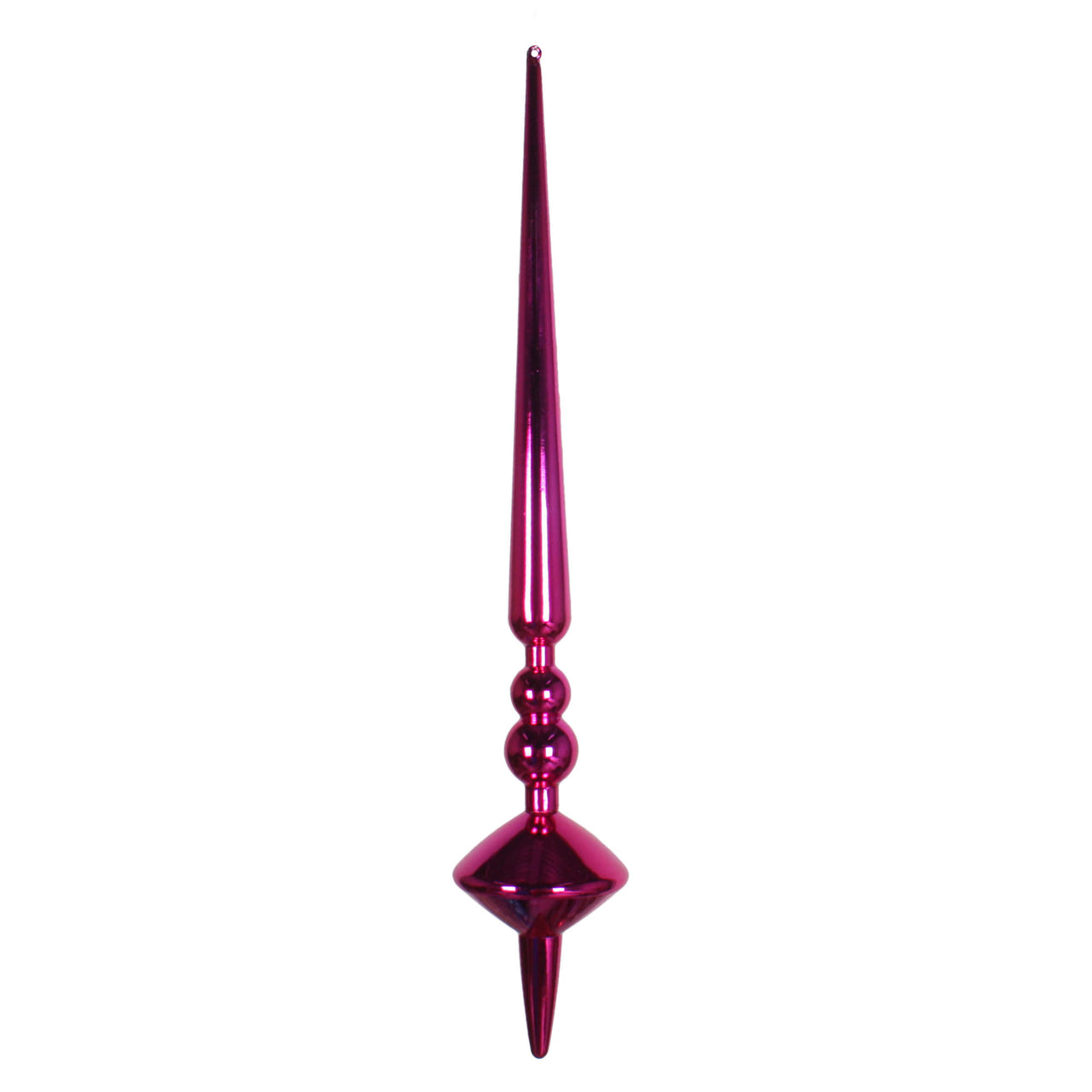 18" Fuchsia Shiny Cupola Finial