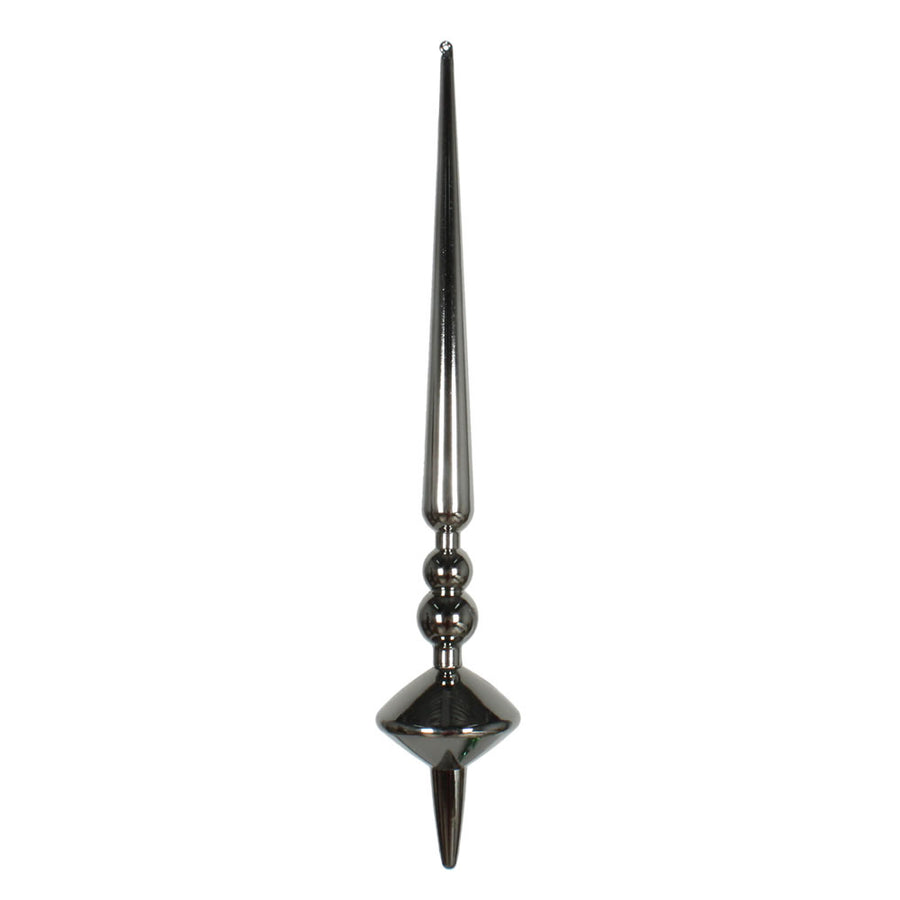 18" Pewter Shiny Cupola Finial