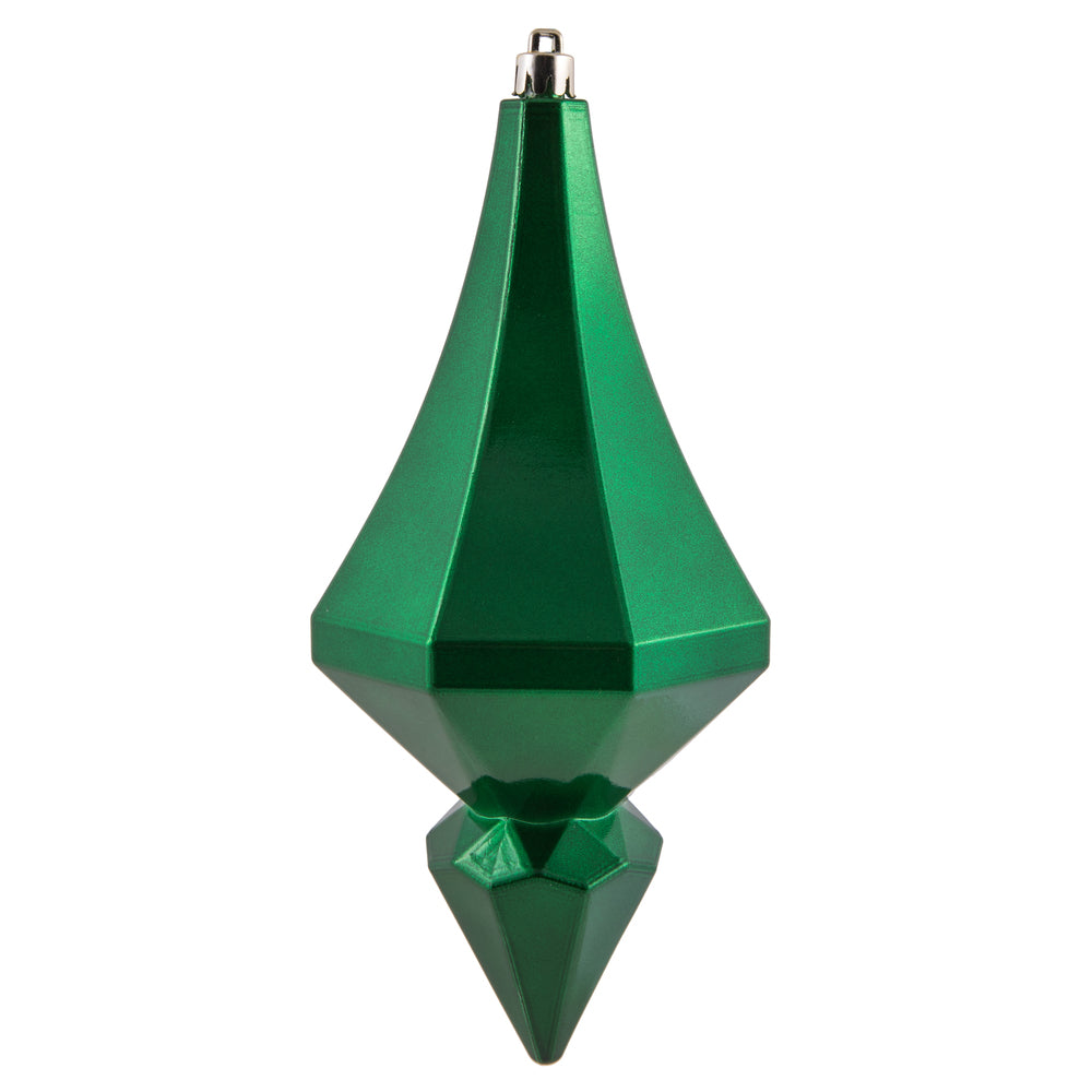 8" Green Candy Diamond Finial