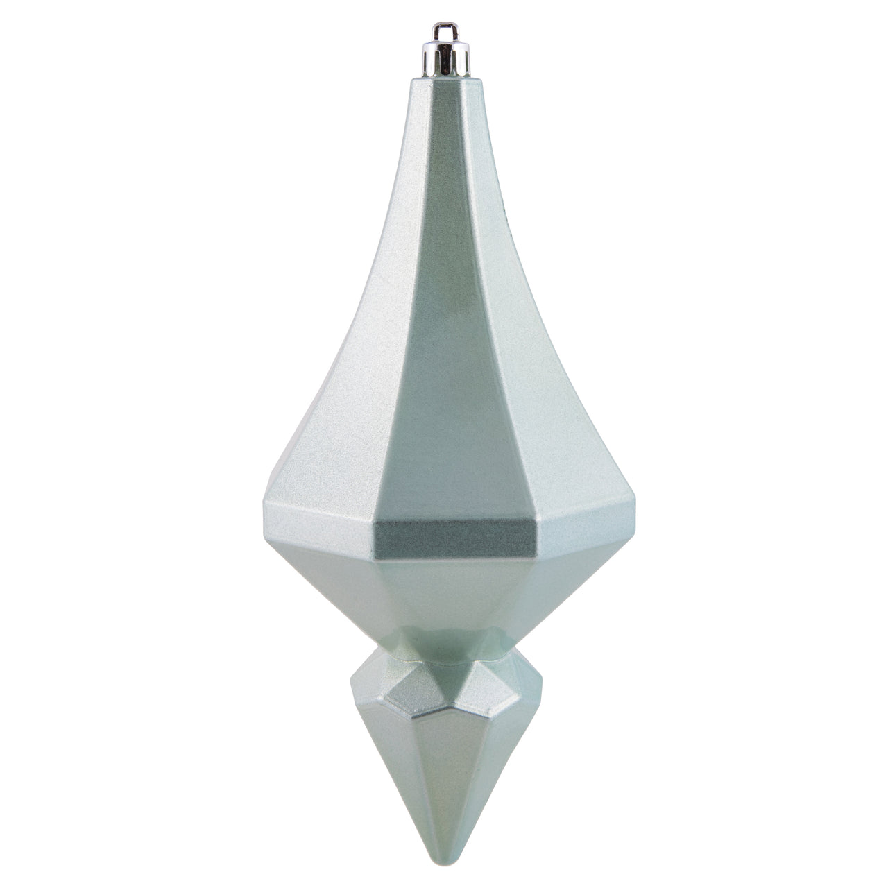 8" Baby Blue Candy Diamond Finial