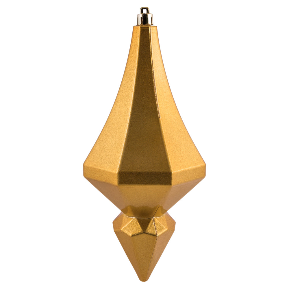 8" Honey Gold Candy Diamond Finial