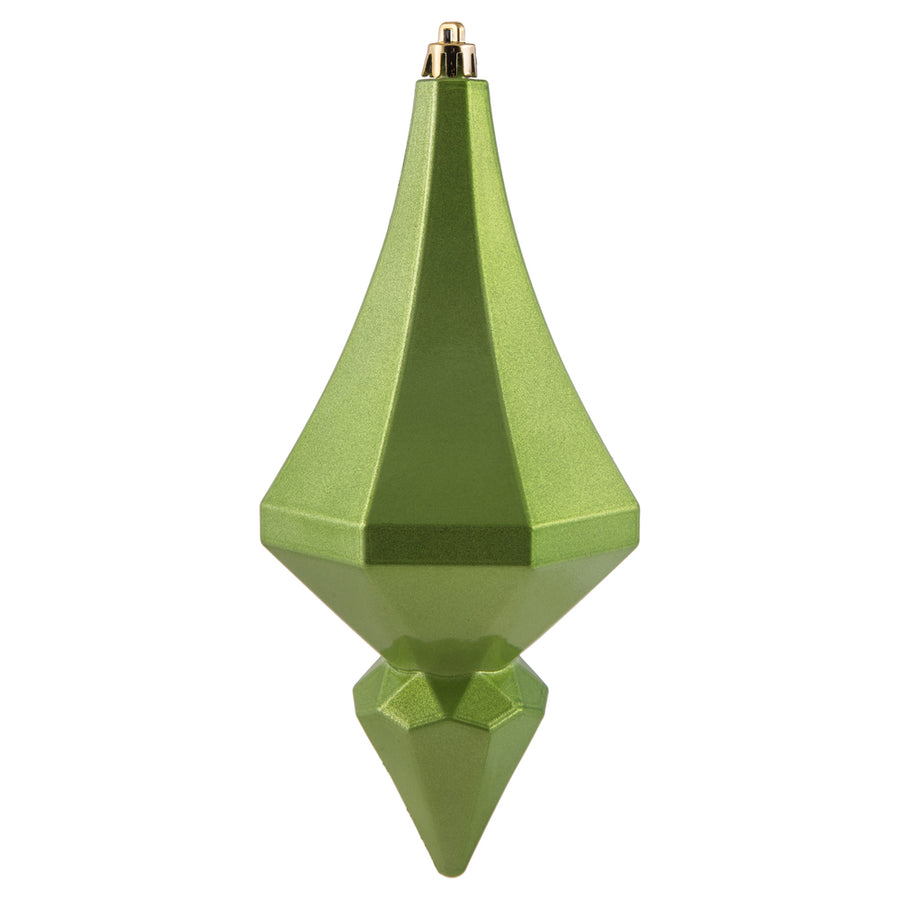 8" Celadon Candy Diamond Finial