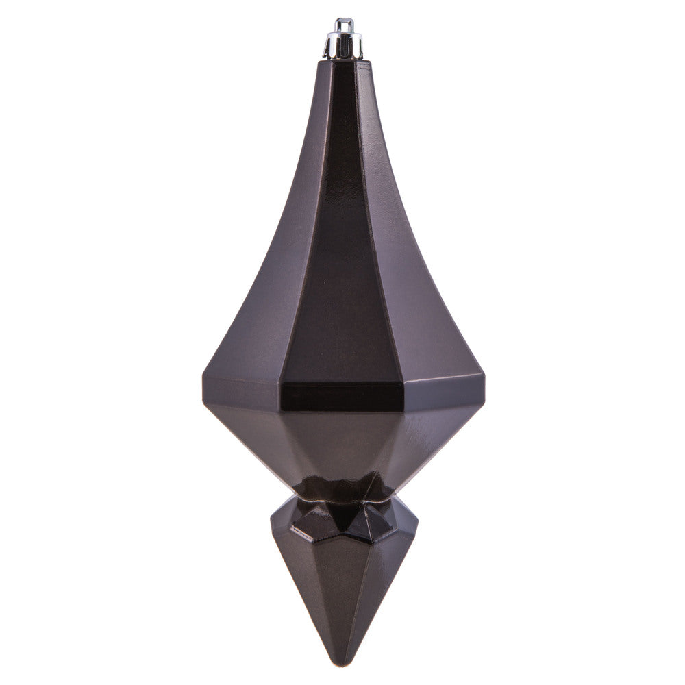 8" Gunmetal Candy Diamond Finial