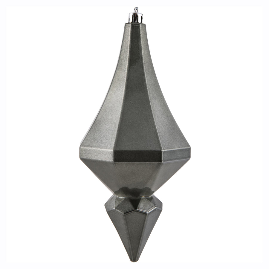 8" Pewter Candy Diamond Finial