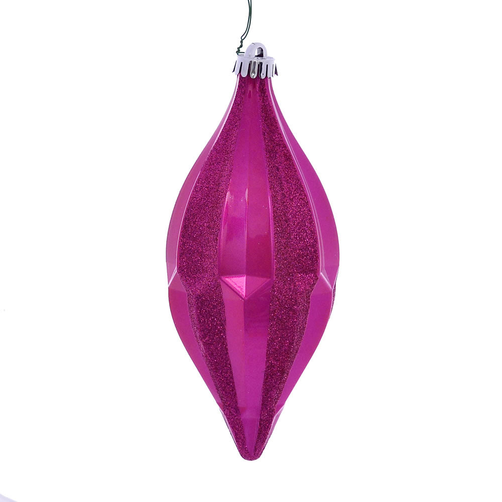 10" Fuchsia Candy Glitter Shuttle