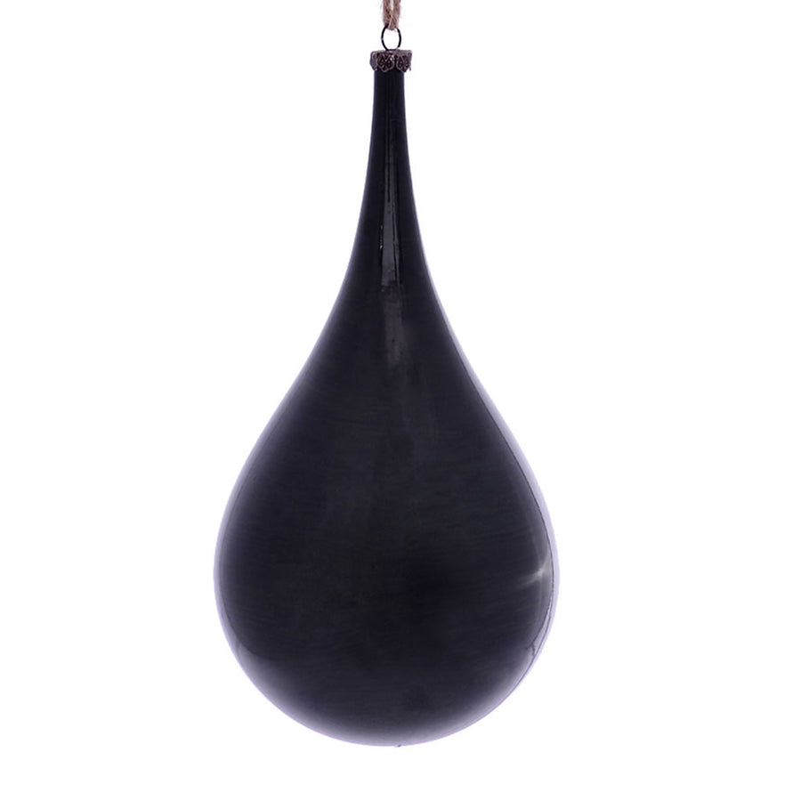 4" Moss Green Wood Grain Teardrop