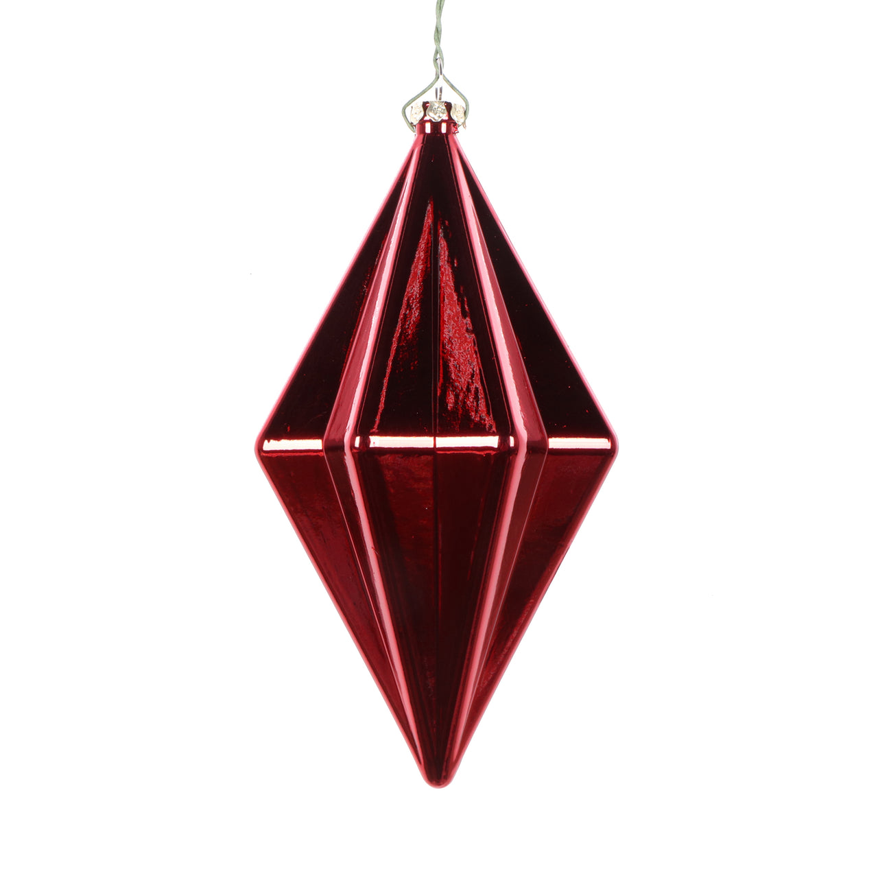 5.5" Red Shiny Finial Ornament