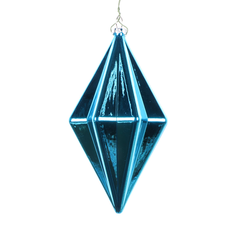 5.5" Turquoise Shiny Finial Orn