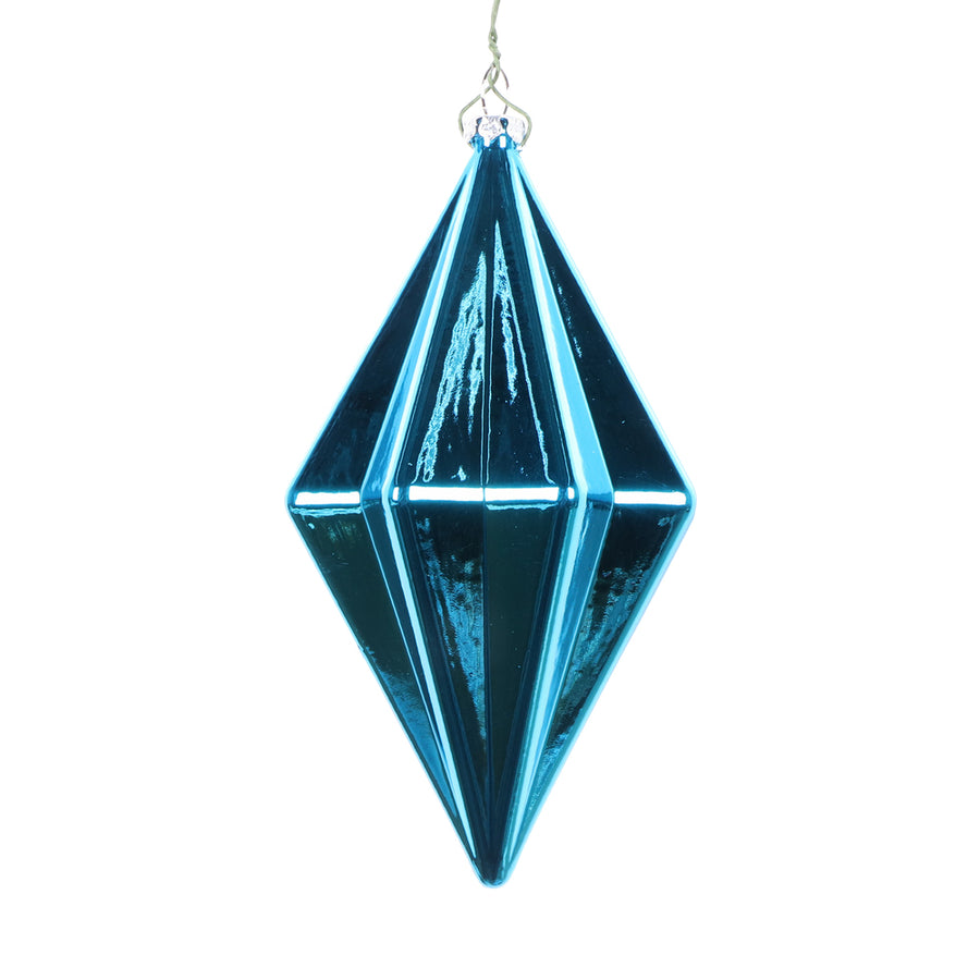 5.5" Turquoise Shiny Finial Orn