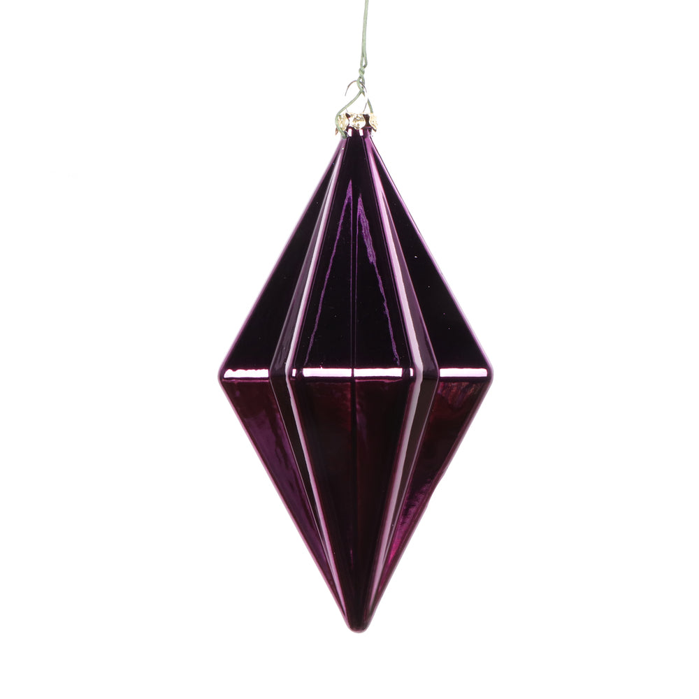 5.5" Plum Shiny Finial Ornament