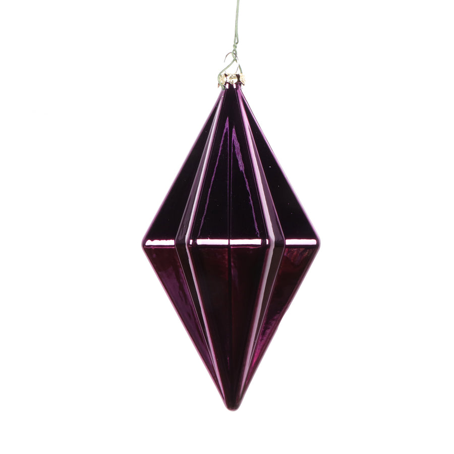 5.5" Plum Shiny Finial Ornament
