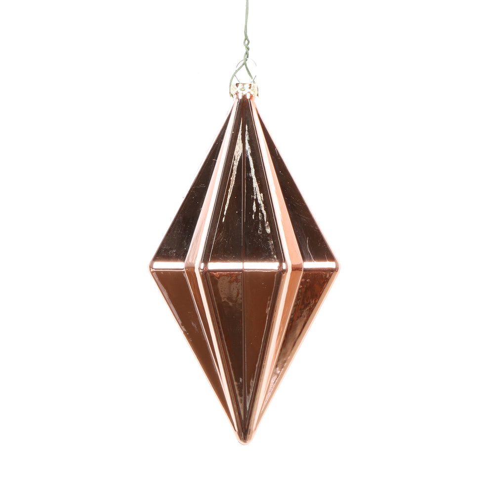5.5" Rose Gold Shiny Finial Orn