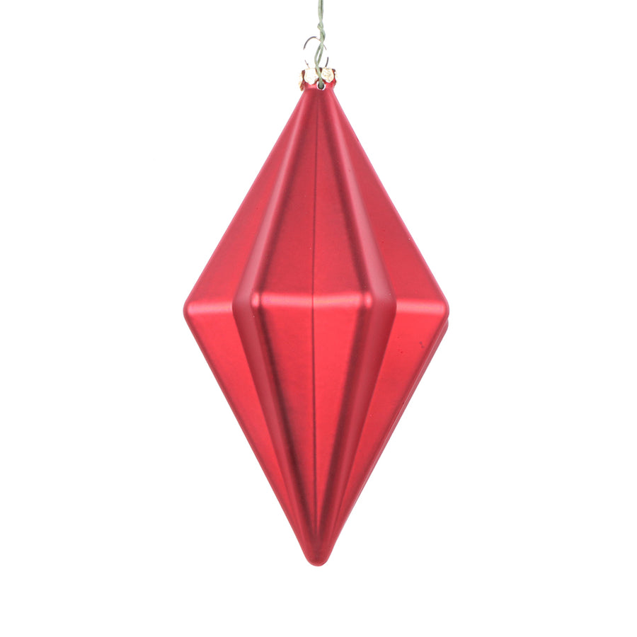 5.5" Red Matte Finial Orn