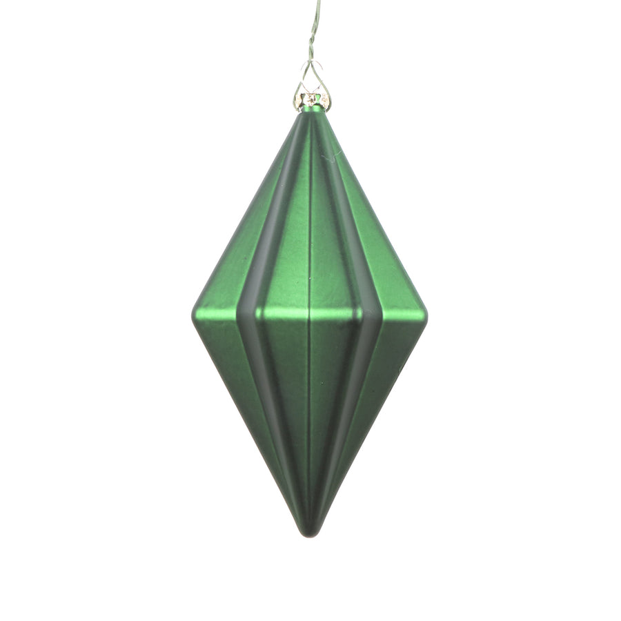 5.5" Emerald Matte Finial Ornament