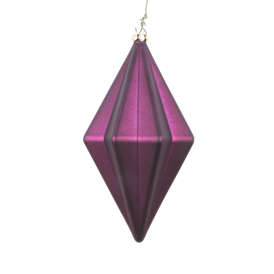 5.5" Plum Matte Finial Ornament