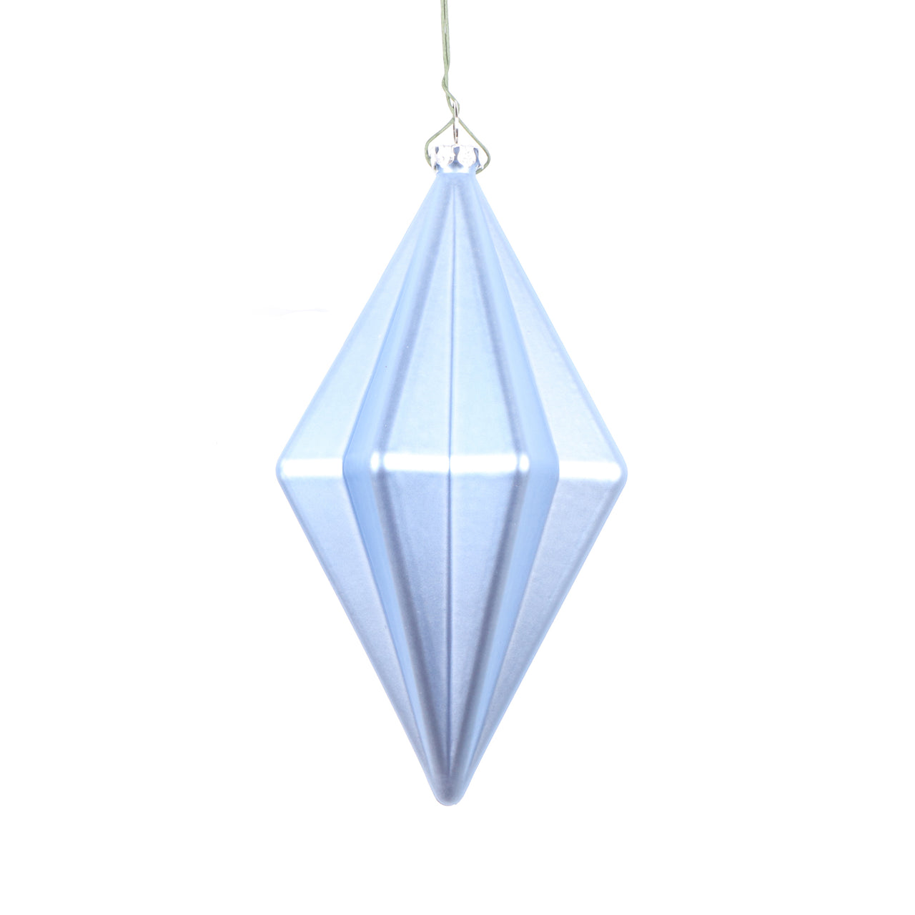 5.5" Periwinkle Matte Finial Orn