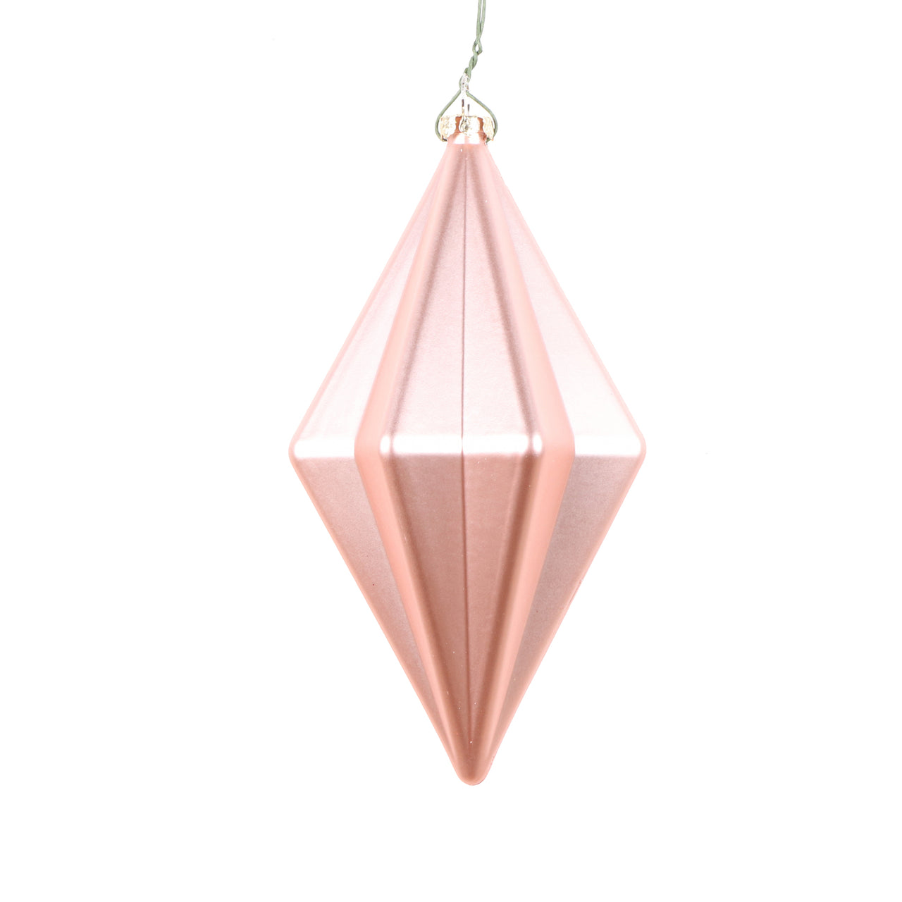 5.5" Rose Gold Matte Finial Orn