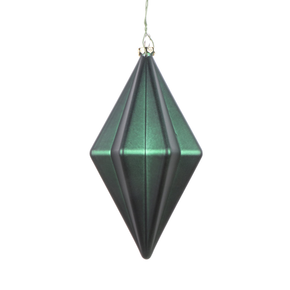 5.5" Midngt Green Matte Finial Orn