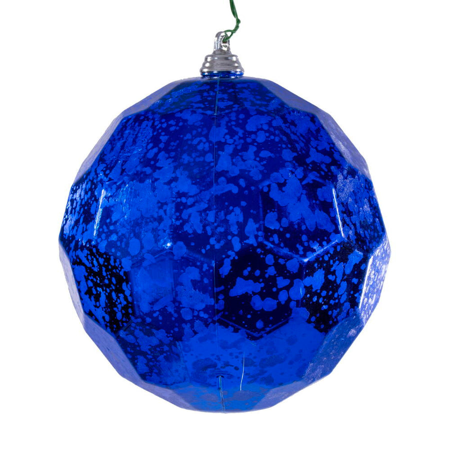 4.75" Blue Honeycomb Mercury Orn