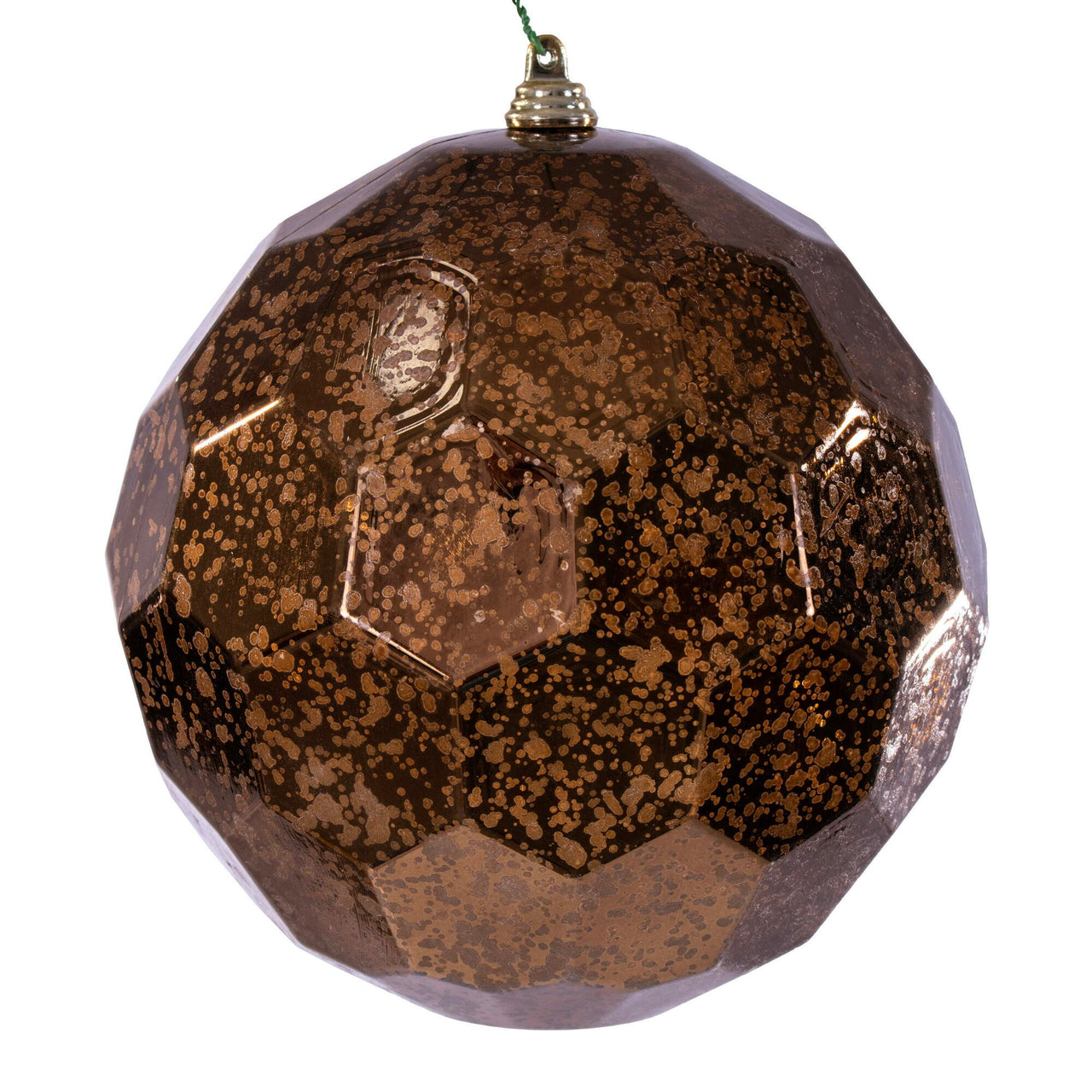 6" Mocha Honeycomb Mercury Orn