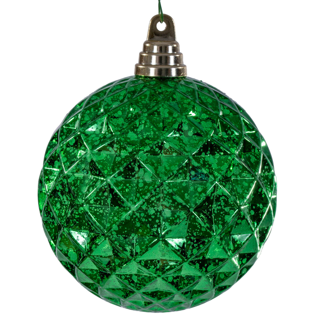 4.75" Green Diamond Mercury Orn