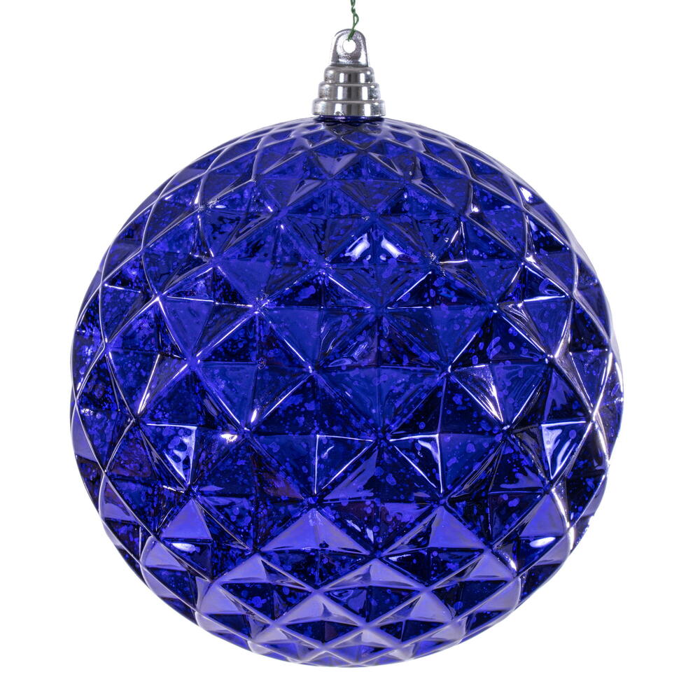 8" Purple Diamond Mercury Ornament