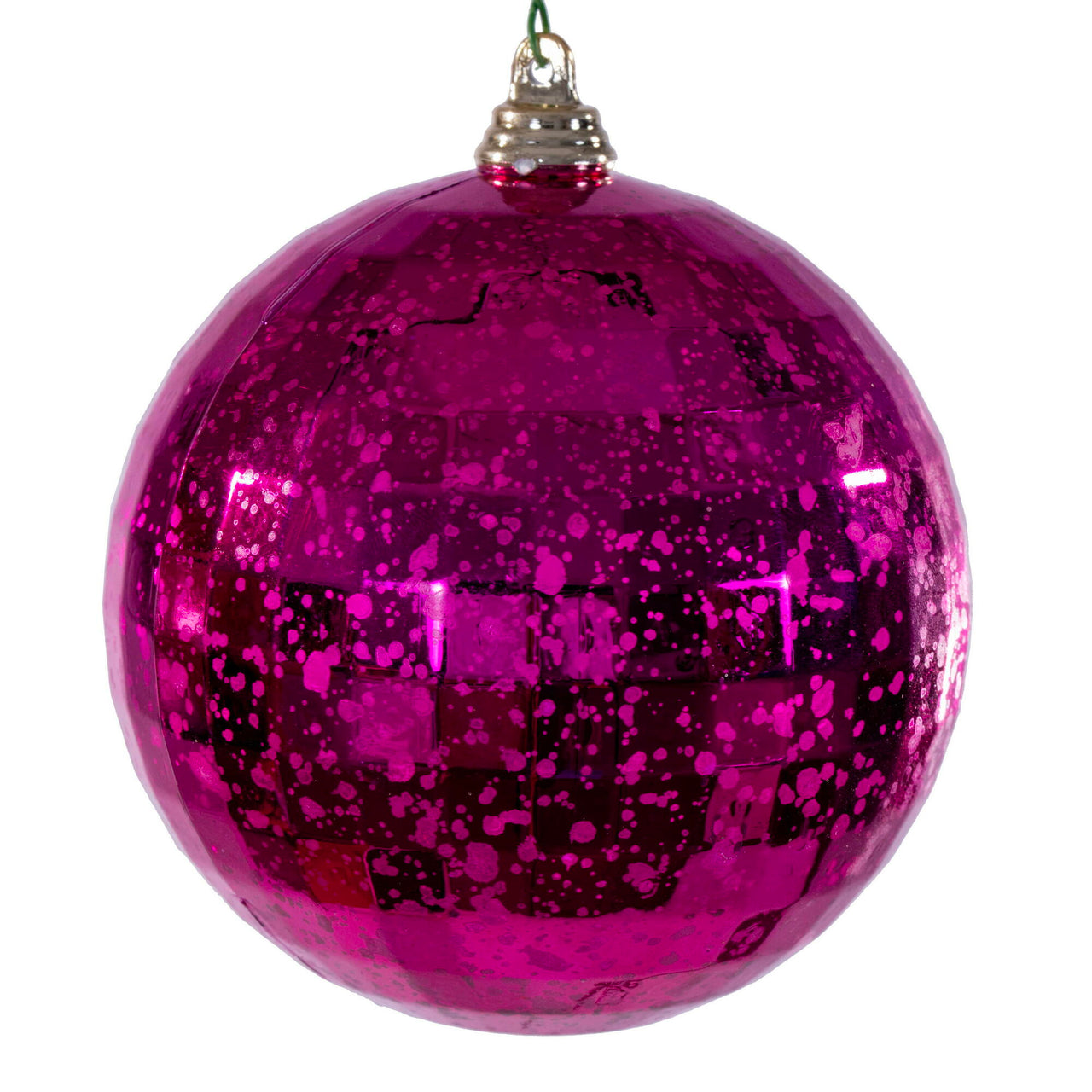 4" Fuchsia Mirror Mercury Orn