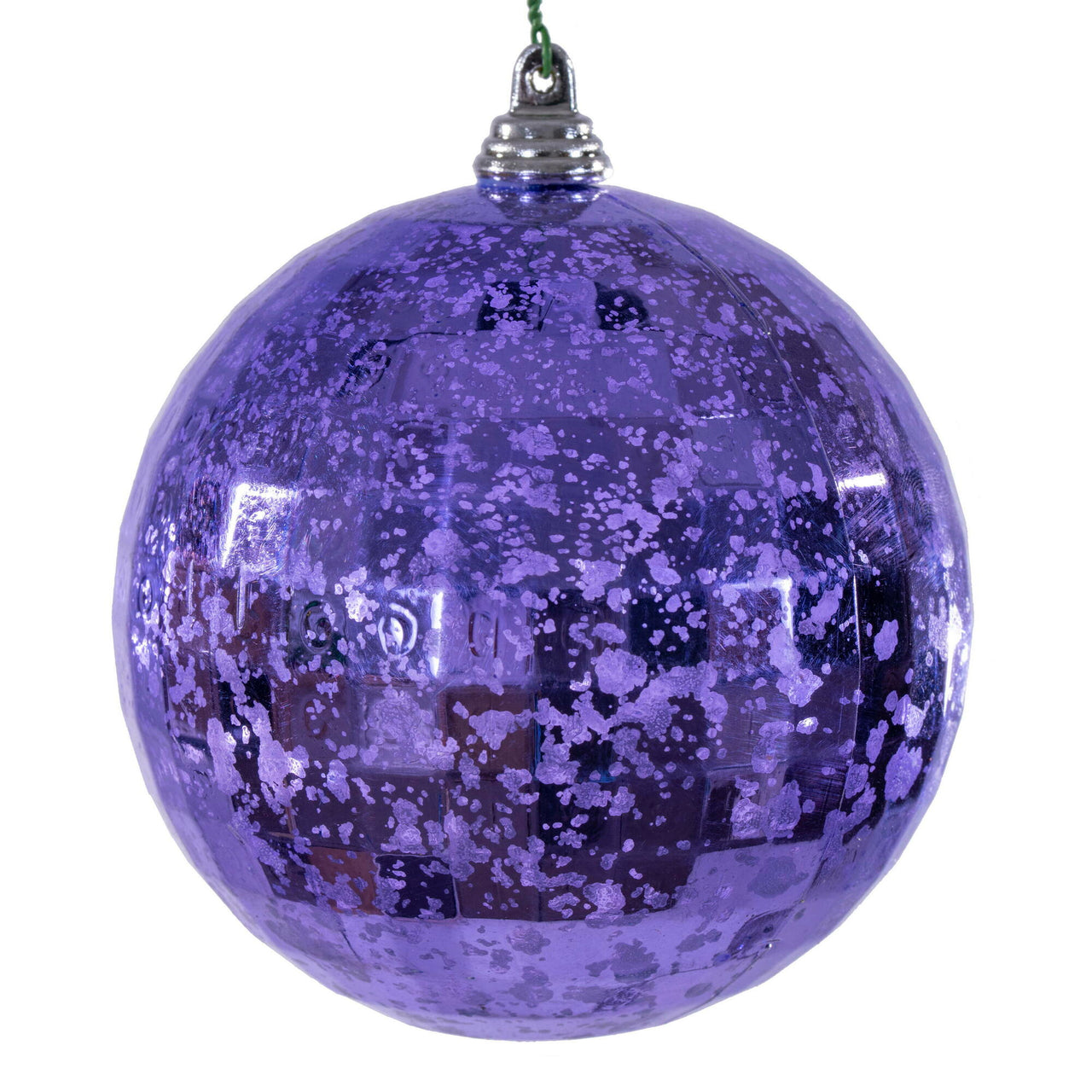 4" Lavender Mirror Mercury Orn