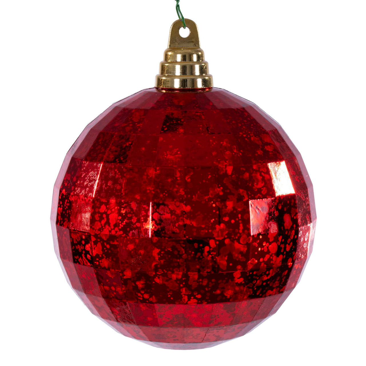 4.75" Red Mirror Mercury Orn