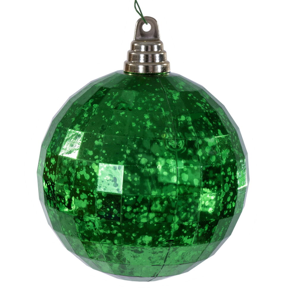 4.75" Green Mirror Mercury Orn