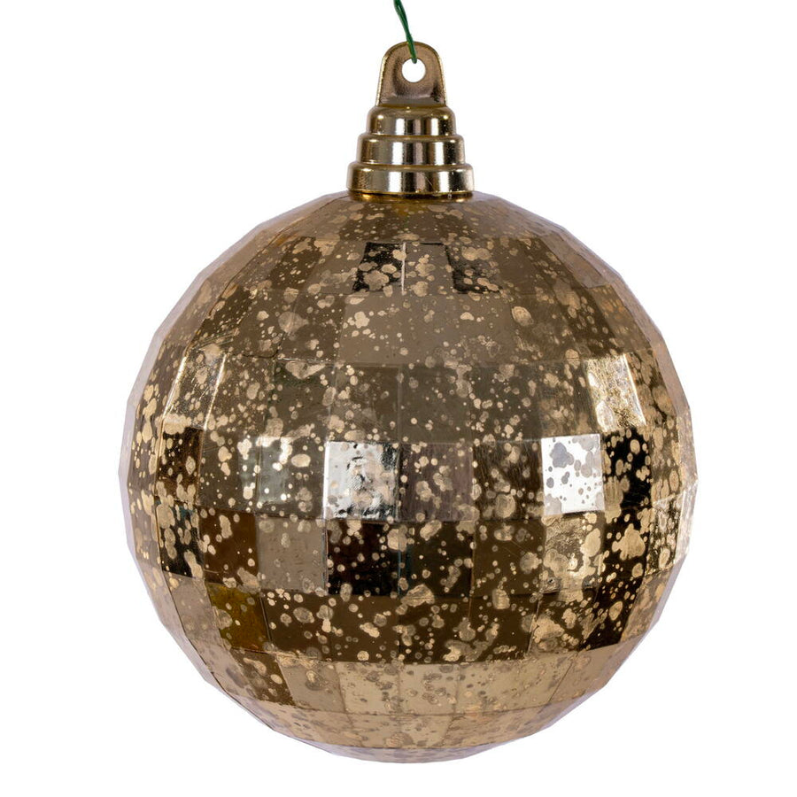 4.75" Gold Mirror Mercury Orn