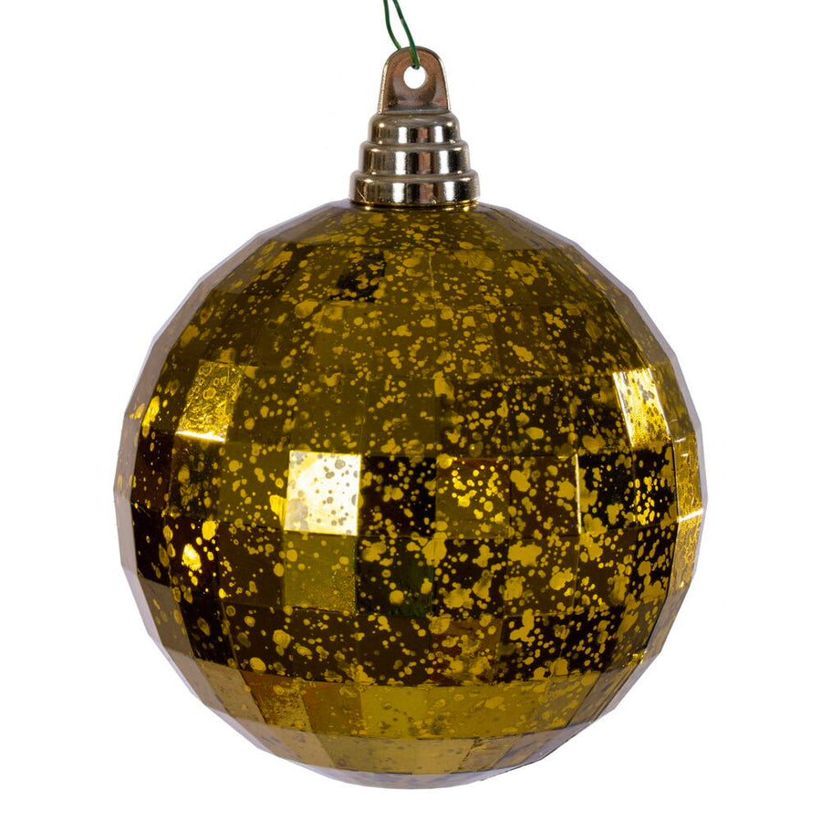 4.75" Olive Mirror Mercury Orn