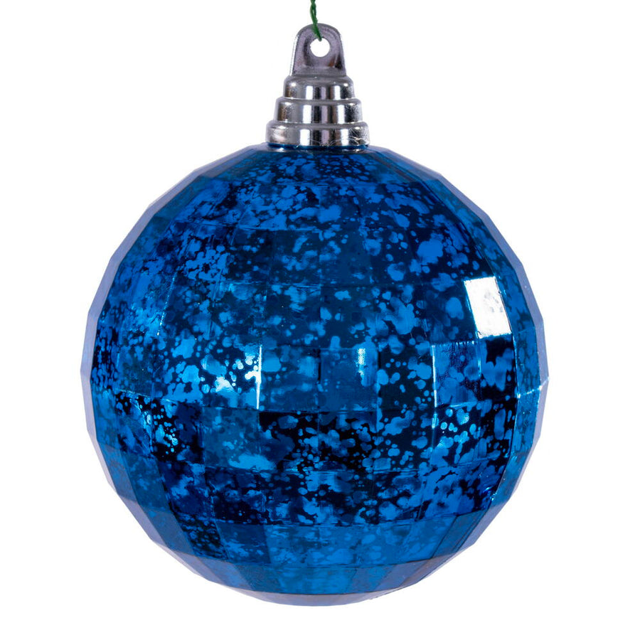 4.75" Midnight Blue Mirror Merc Orn