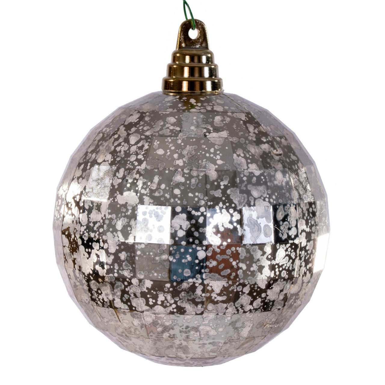 4.75" Champagne Mirror Mercury Orn