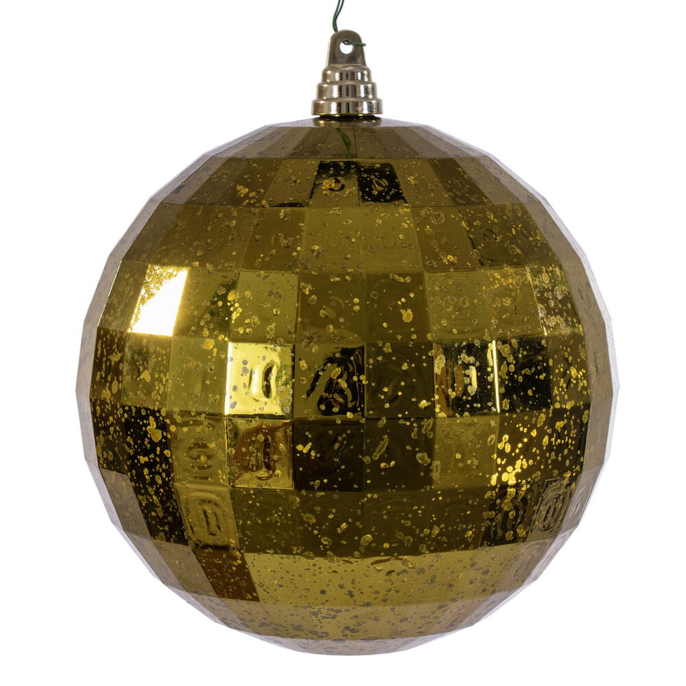 8" Olive Mirror Mercury Ornament