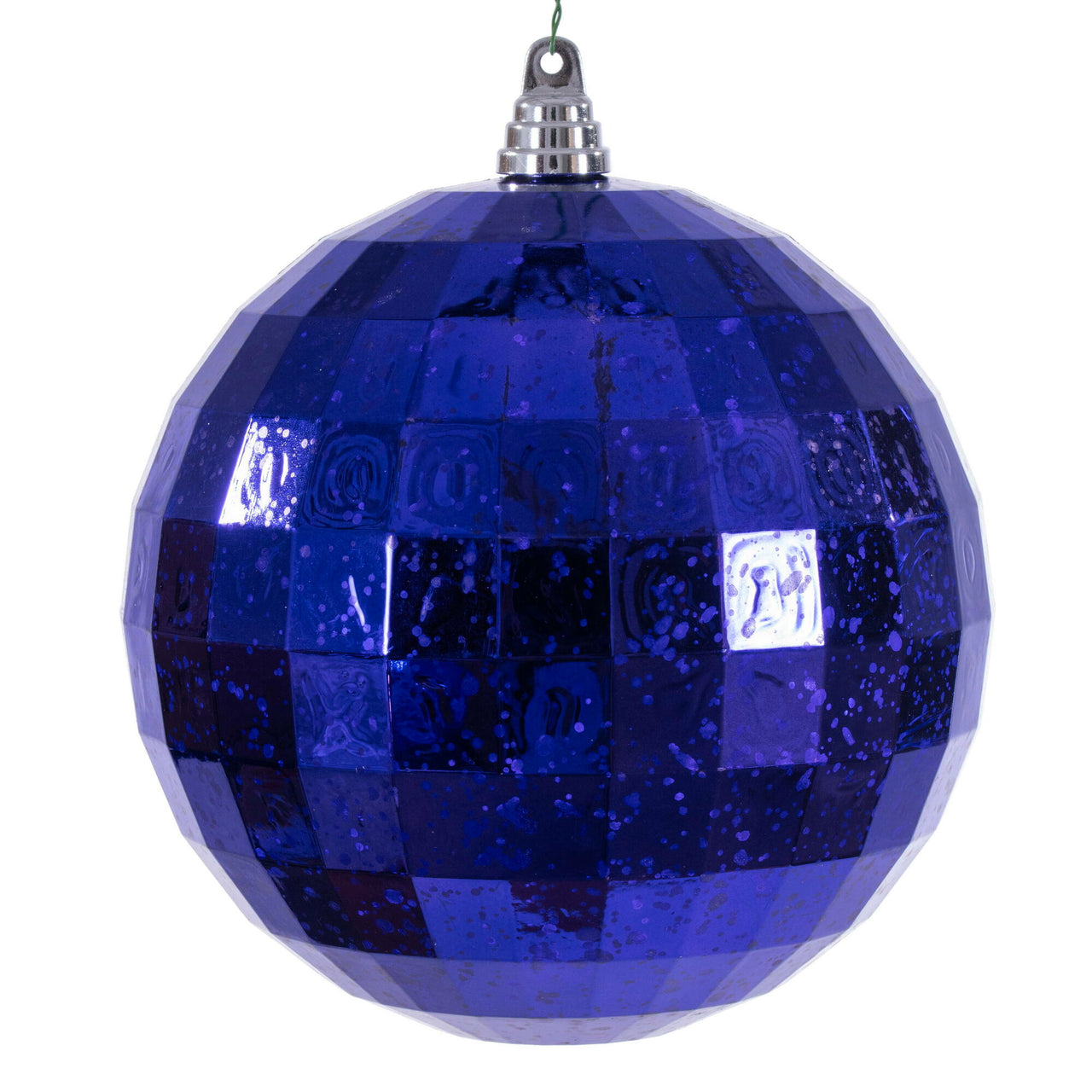 8" Purple Mirror Mercury Ornament