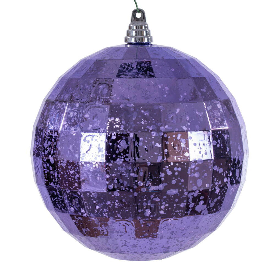 8" Lavender Mirror Mercury Ornament