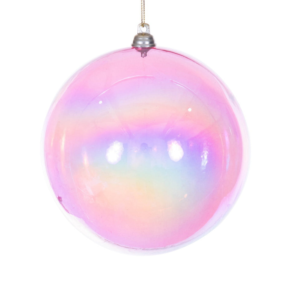 4.75" Pink Iridescent Ball
