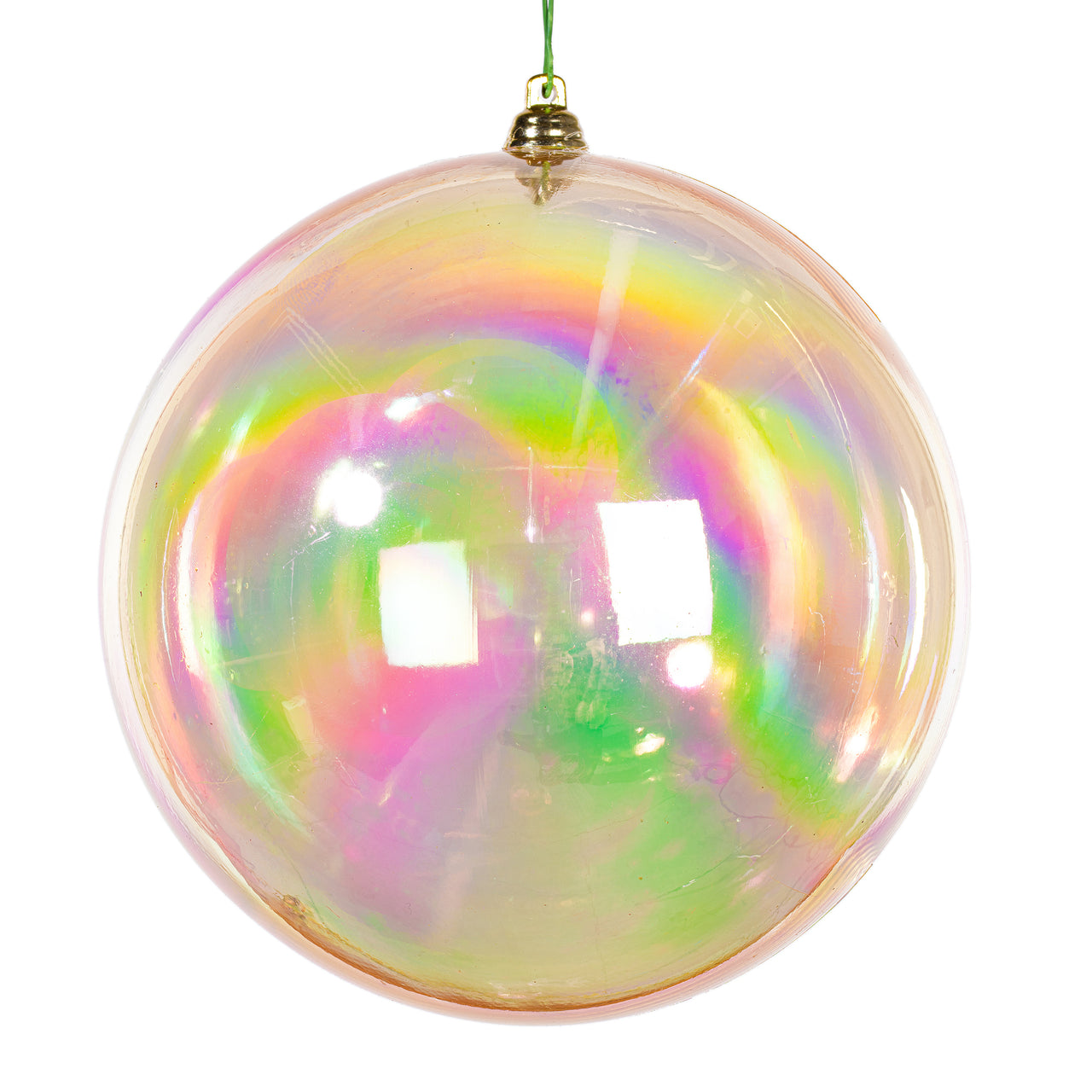 6" Champagne Iridescent Ball