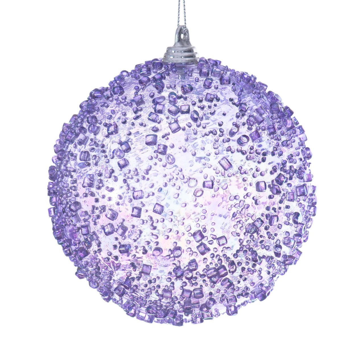 4" Lavender Iridescent Bead Ball