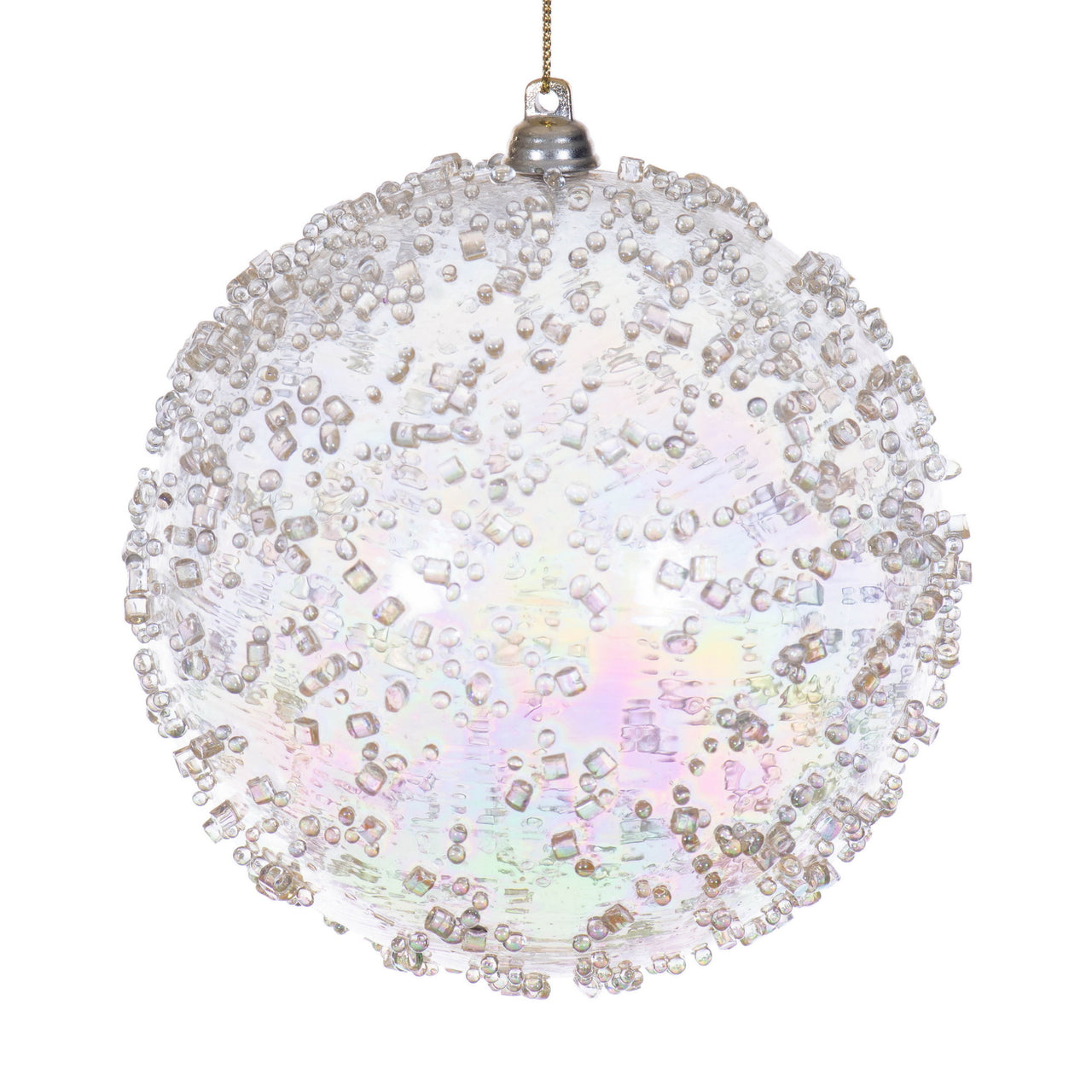 4.75" Champagne Iridescent Bead