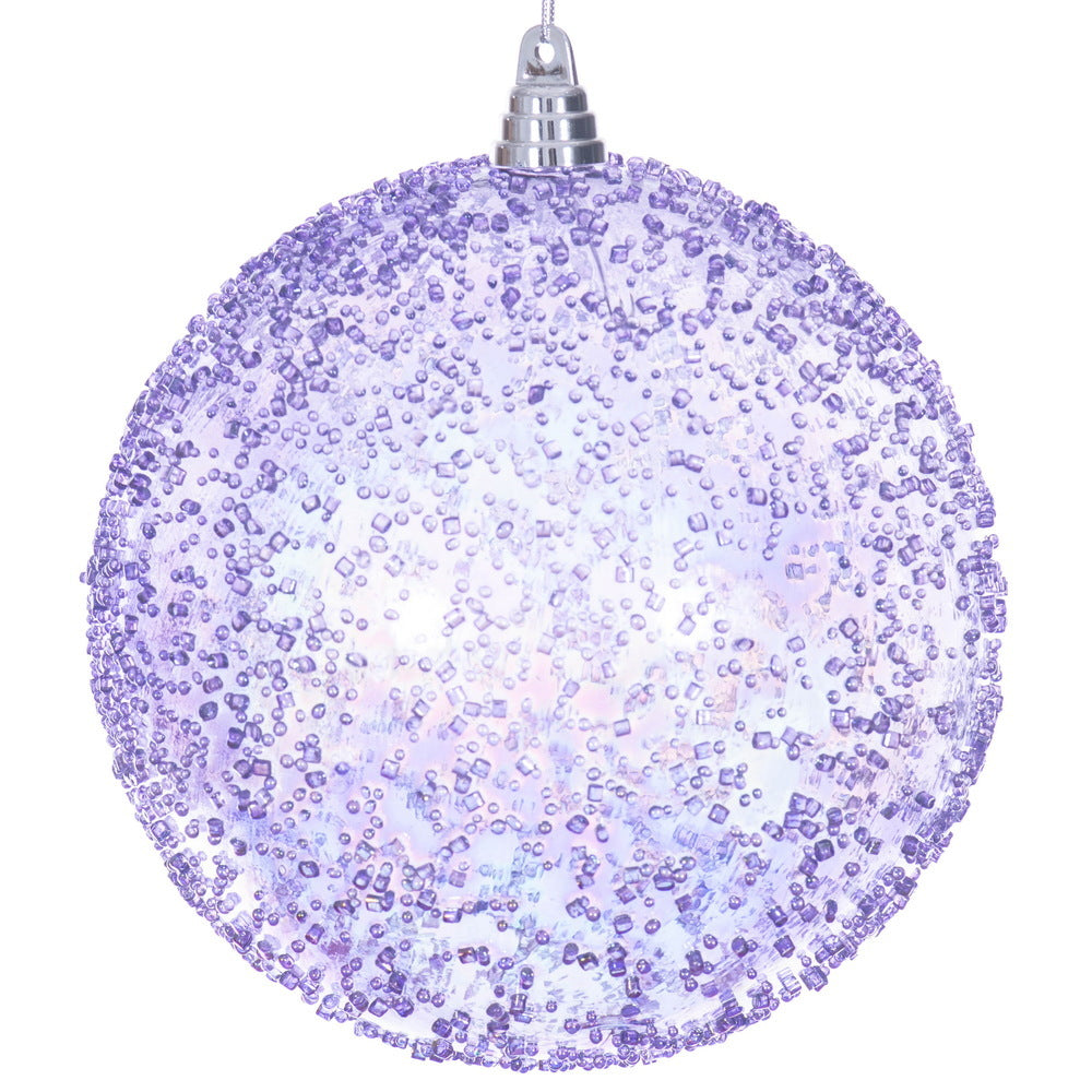 12" Lavender Iridescent Bead Ball