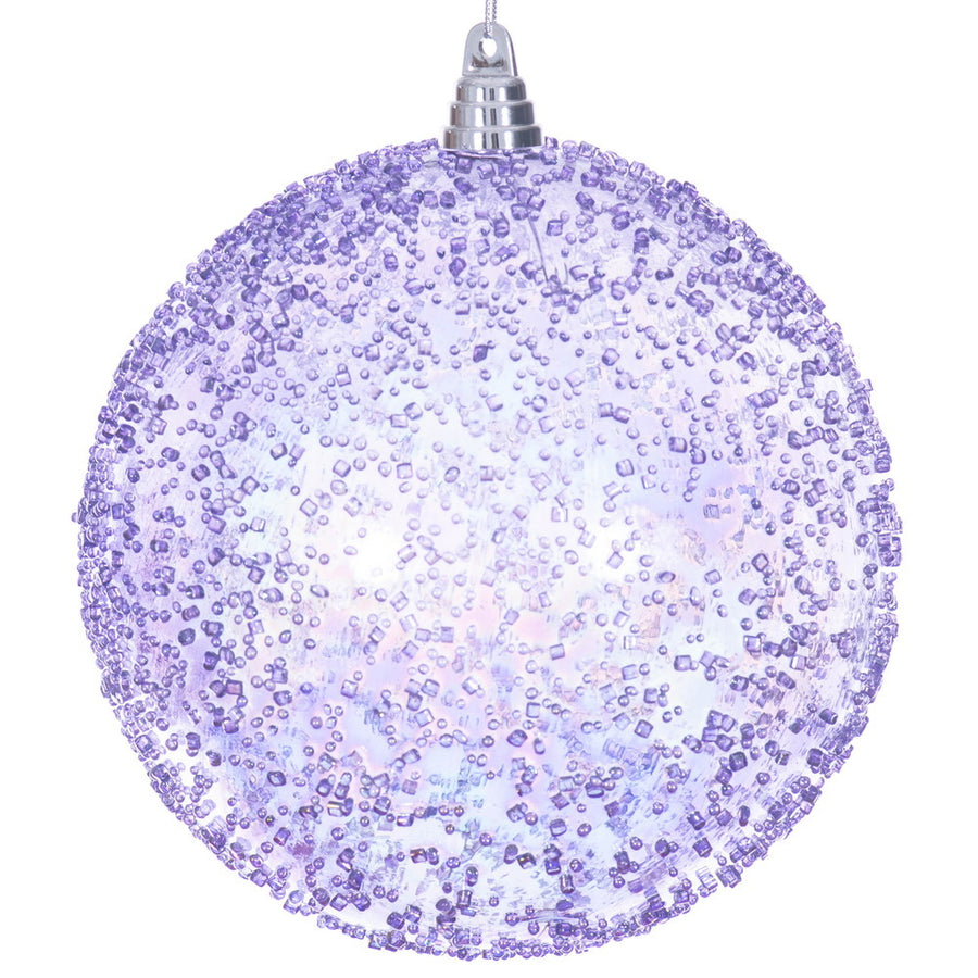 12" Lavender Iridescent Bead Ball