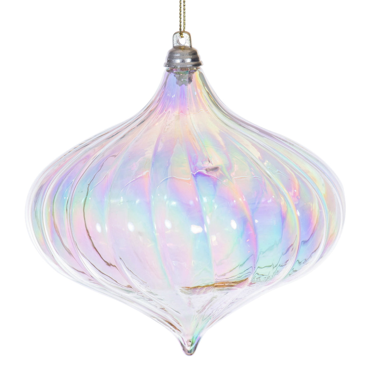 4.75" Champagne Iridescent Onion