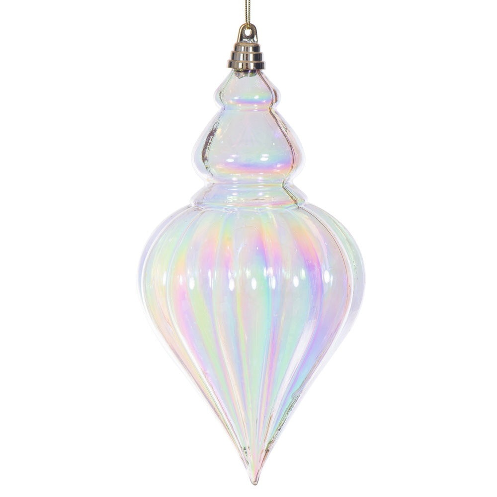 12" Champagne Iridescent Drop
