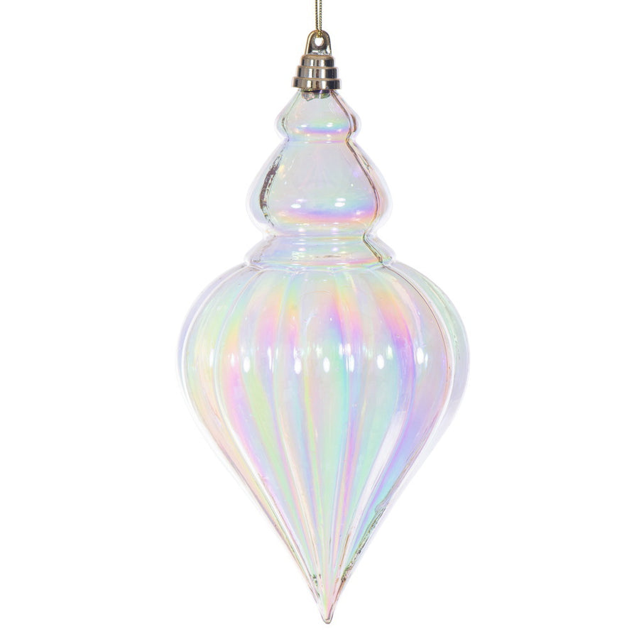 12" Champagne Iridescent Drop
