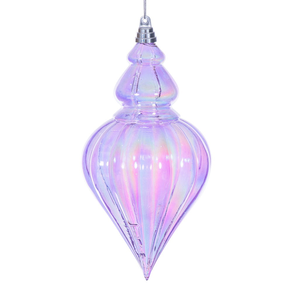 12" Lavender Iridescent Drop