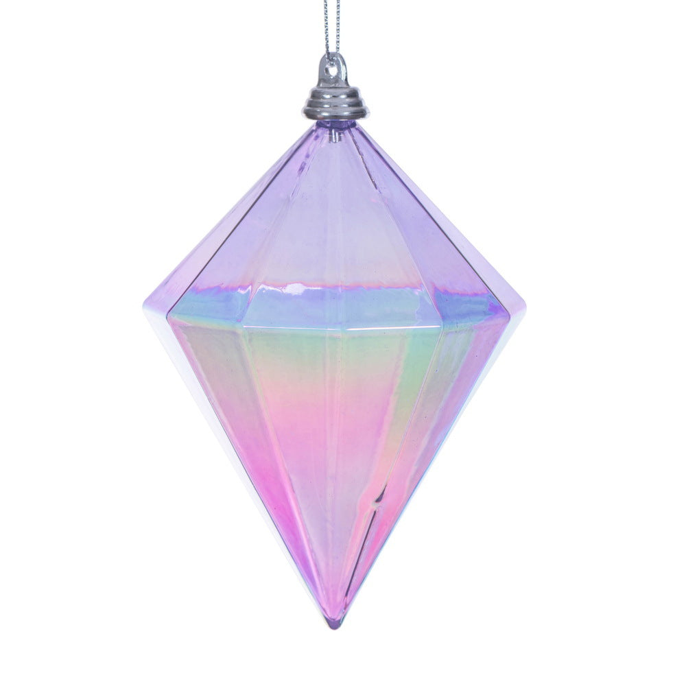 5" Lavender Iridescent Diamond