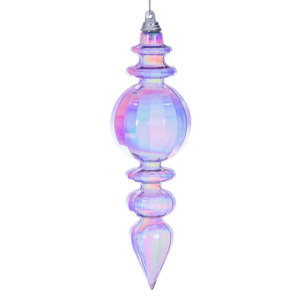 7.5" Lavender Iridescent Finial